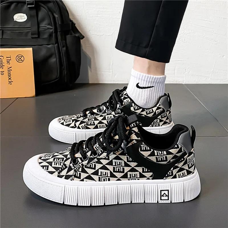 Luxury Men's Sneakers Zapatos Para Hombres Fashion Trend Versatile Casual Board Shoes Lightweight and Breathable Running Shoes