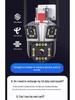 Three-Lens 360° Mobile Camera with Remote Monitoring & Intelligent Human-Shape Tracking