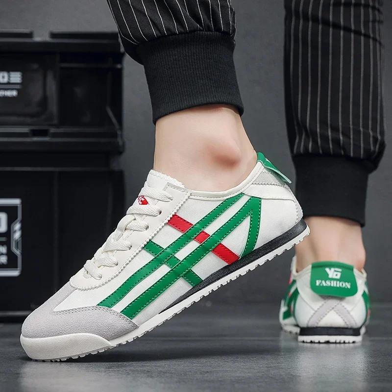 Обувь для мужчин, дышащая спортивная обувь на шнуровке с плоской подошвой, мягкая подошва, прогулочная обувь, классические кроссовки Forrest Gump для бега