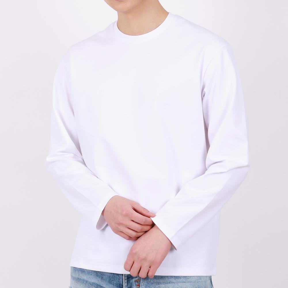 IKALOOK Cool Round Semi-Overfit Long Sleeve T-Shirt Tee170