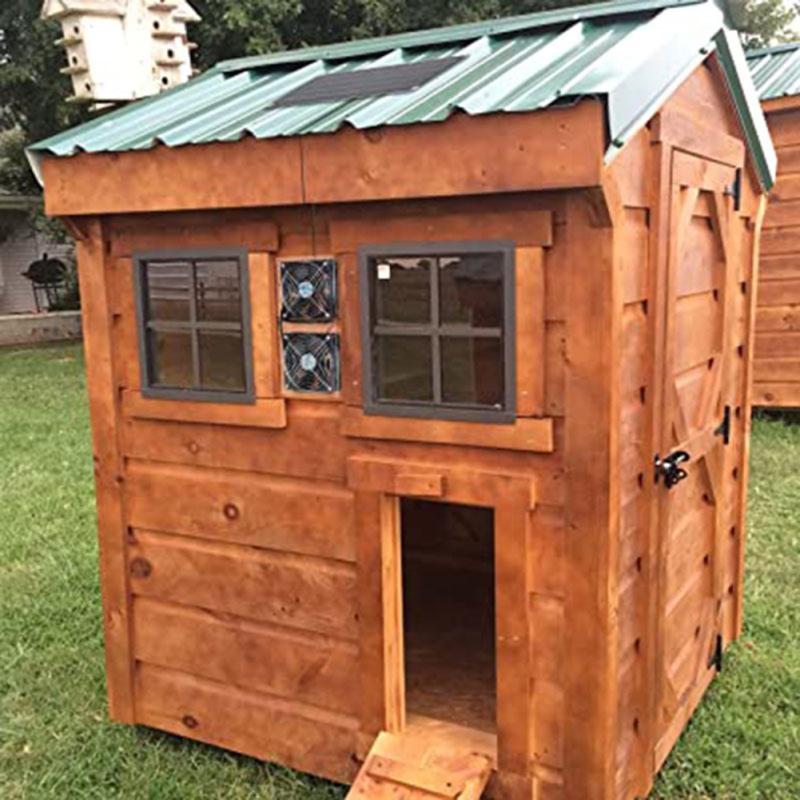 Комплект вентилятора солнечной панели 10 Вт 6 В, устойчивый к атмосферным воздействиям солнечный вентилятор для курятника, теплицы, сарая, окна дома для домашних животных