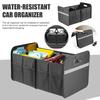 Car Trunk Organizer Foldable Collapsible Storage Bag Multifunctional Compartments Container Box Universal