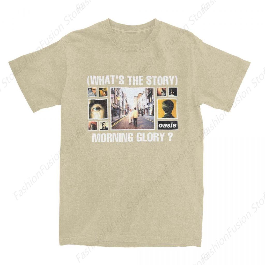 Смешная футболка O-Oasis Rock Band для мужчин, хлопковая футболка с круглым вырезом, классическая футболка Y2K с коротким рукавом, летняя одежда для повседневного ношения