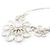[I9960] - White 'Marguerite' Designer Necklace