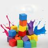 Three Colourful Dimensional Square Building Blocks Early Educational Kids Toys