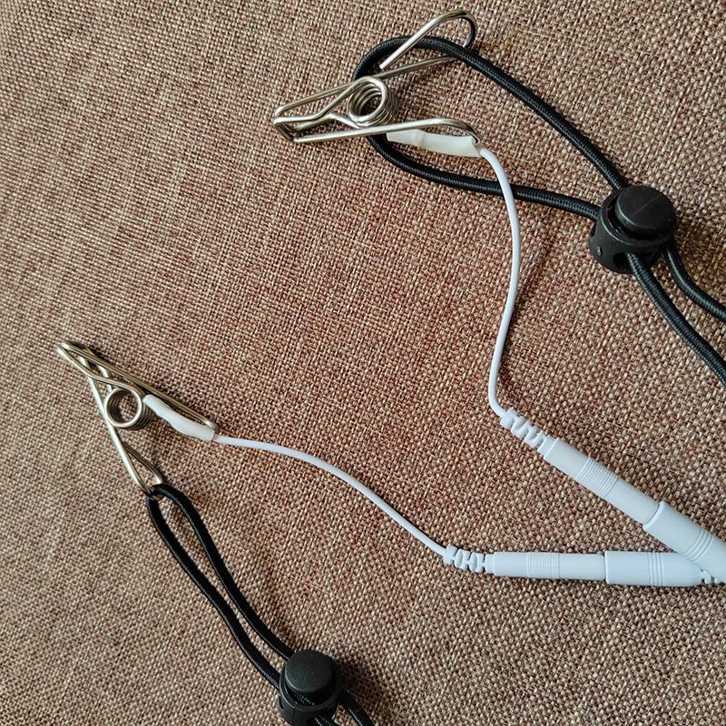 Electric Shock Labia Clamps with Leg Bondage Belt Nipple Clip Pussy Clitoris Electro Stimulation Sex Toys for Women