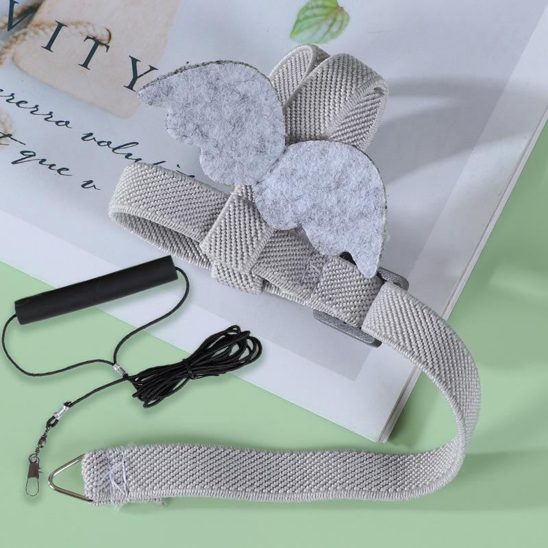 Random Adjustable Parrot Bird Harness Leash Set Anti-Bite Training Harness Parrots Outdoor Flying Rope