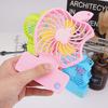Office Summer Portable Standing Usb Powered Fan, Cartoon Mini Electric Small Fan Sticker Logo