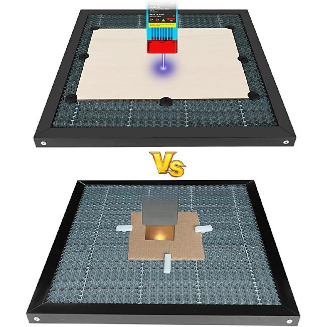 Honeycomb Table Platform,10Pcs 9mm Aperture Fixed Needle Honeycomb Table Platform for Fixed Engraving for TTS TS2 and Other CO2 Machine Engraver