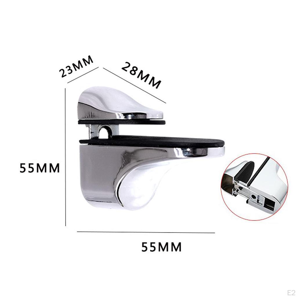 Кронштейн для стеклянной полки для дерева и стекла, полный монтажный комплект