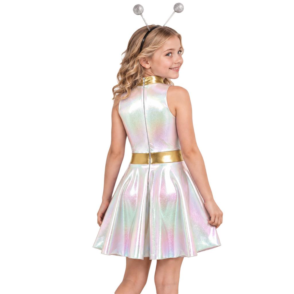 Girls Funny Alien Cosplay Costume