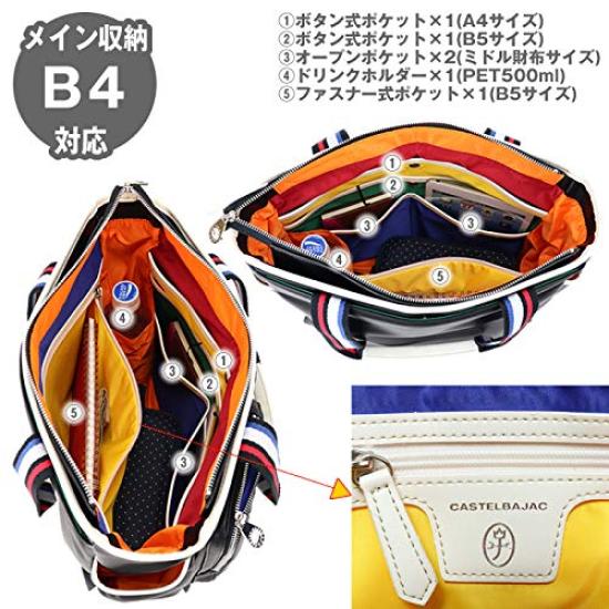 CASTELBAJAC Сумка-тоут Lauren, мужская и женская, 37701 (военно-морской флот)