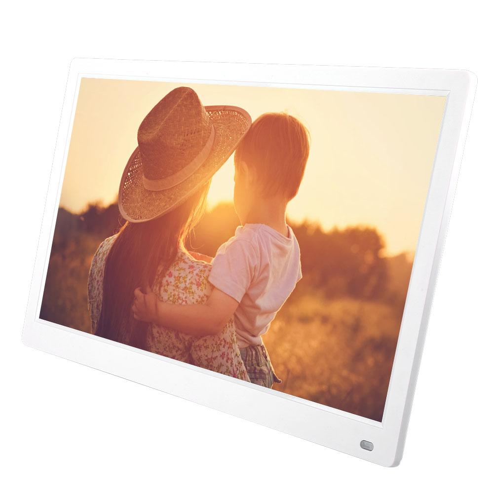 XCLT-1730IPS 17.3" HD Screen Digital Photo Frame Electronic Album White
