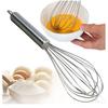 Coffee Milk Mixer Stainless Steel Whisk Kitchen Cooking Tools Handle Mixer Egg Stirring Egg Beater