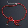 Fashionable Bowknot Pendant Necklace Handmade Colorful Beads Neckchain Bow Clavicle Chain for Women Girls Choker
