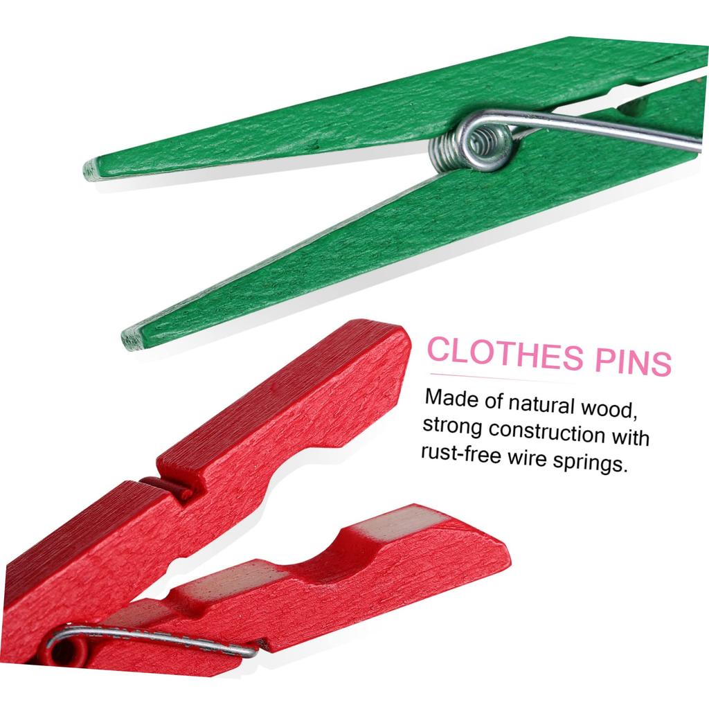 NUOLUX Милые Деревянные 100 Прищепок для Мини Фиксированных Деревянных Фото Деревянные Прищепки Прищепки, Штук, Поделки, Мульти, Прищепки, Деревянные,