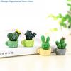 Кактусовый мох, микропейзаж, экологические аксессуары для бутылок, поделки из смолы, имитация сочных украшений из смолы