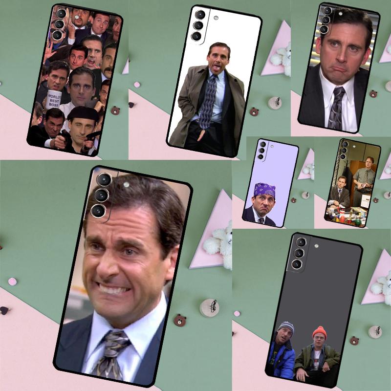 The Office Michael Scott Case For Samsung Galaxy S26 Ultra S25 S24 S23 S21 S22 Ultra S10 S20 Plus S25 FE Phone Cover