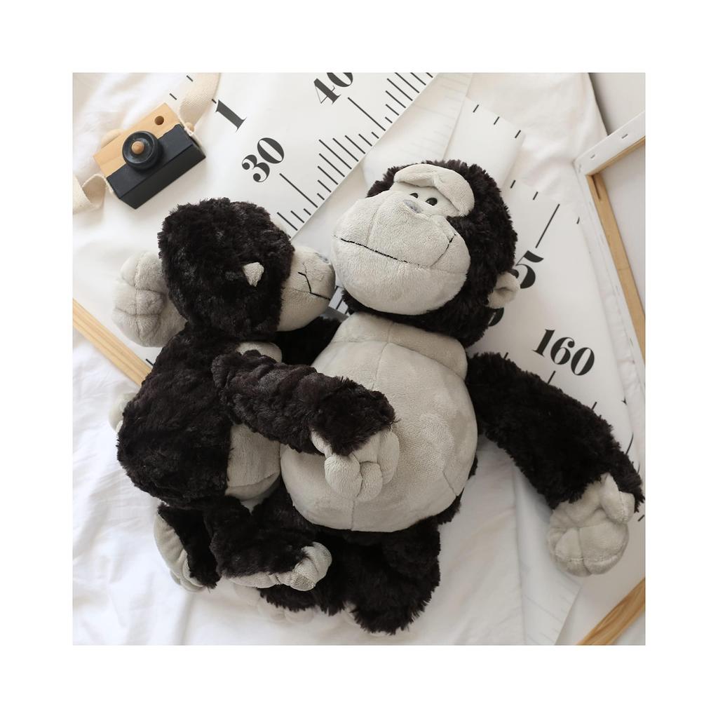 Gorilla Monkey Animal Doll Stuffed Toy Chimpanzee Large Comfortable Present Interior Flexible Bedside Fluffy Body Pillow for Children Chewy Body