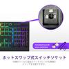 NZXT Function 2 MiniTKL Black Gaming Keyboard with RGB 8K Polling Optical Linear Tenkeyless English Wired Black LEDs, Rate, Switches, Keyboard,