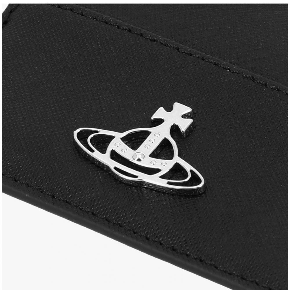 Vivienne Westwood 5403000aw L001n N401 Saffiano Держатель для карт Сердце