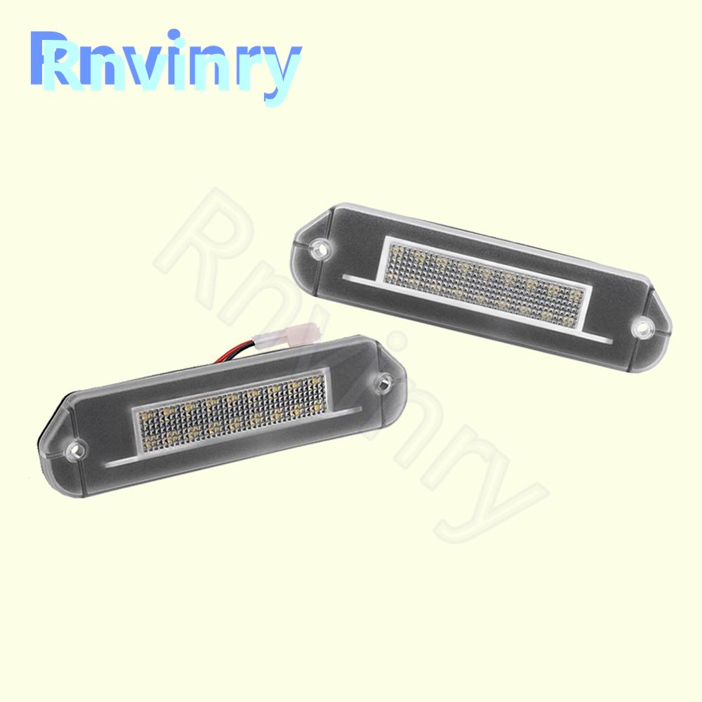 2 шт. для Honda Civic Gen5 EG EJ 92-95 Accord CD 94-97 Prelude BB1 2 3 4 92-96 Белый светодиодный фонарь подсветки номерного знака Лампа подсветки номерного знака