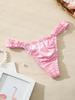 Women's European & American High-Elastic Lace Thongs - Sexy, Fun, Frilly T-Back Panties
