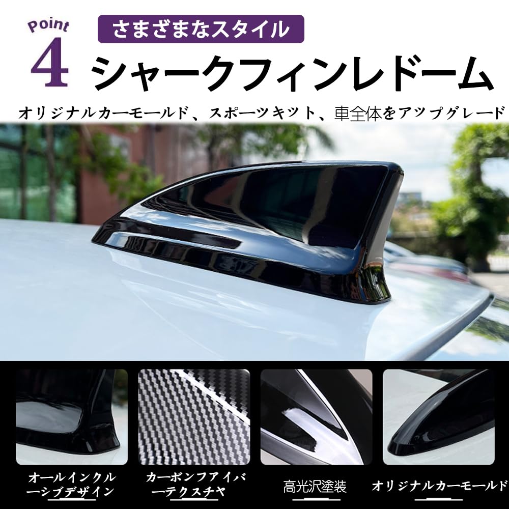 Для Civic Type R FL5 Специальная декоративная крышка антенны типа «акулий плавник» Автомобильная накладка АБС
