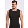 İlke 1007 Black Crew Neck Male Undershirt 10 Pcs