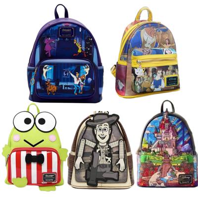 Loungefly  4 Woody Mini Backpack Fashion Printed Lightweight Leather Casual Daypack For Daily Travel Outdoor Adult