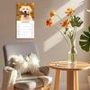 2026 Wall Calendar Golden Retriever Planner Calendar, Hangable Monthly Wall Calendar with Large Blocks for Organizing & Planning, Academic Schedule,