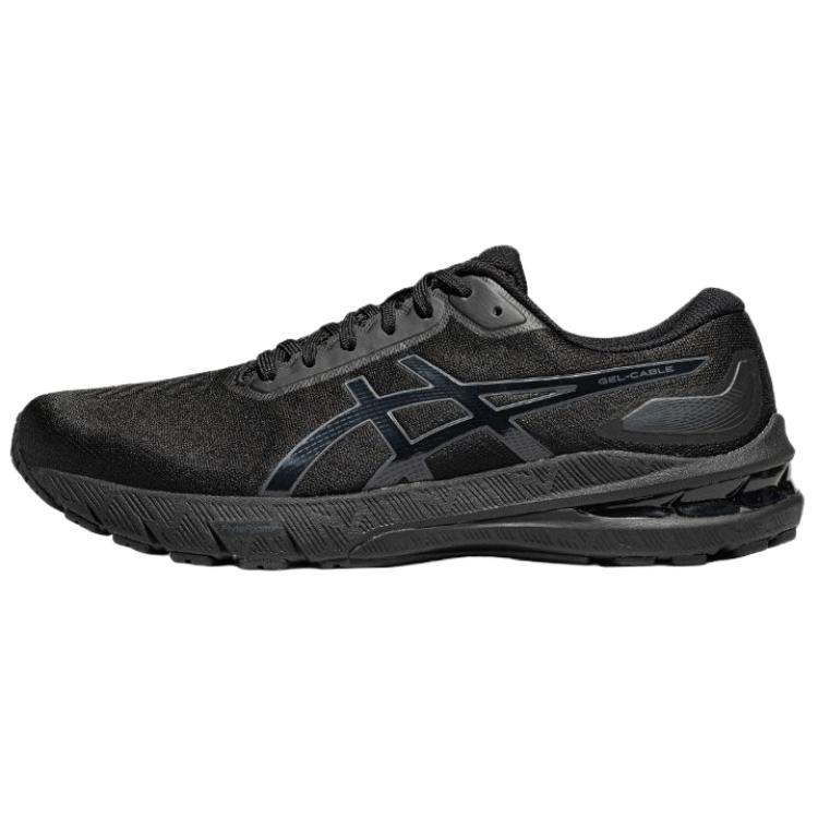 Asics GEL CABLE Abrasion Resistant Low Top Running Shoes Men's Black Sneakers 1011C018-002