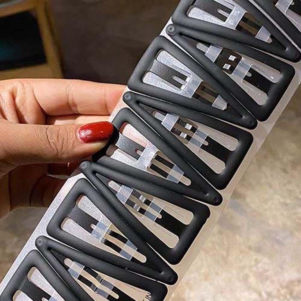 Shaped Makeup Hair Grip Hair Accessories Bangs Clip Hair Clips Black Barrettes Hairpins Set