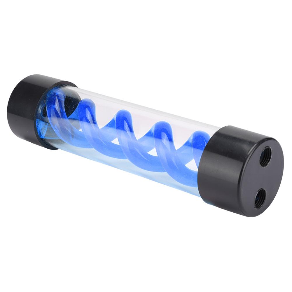 200mm Water Cooling Tank Reservoir Cylindrical Water Tank with 3 Holes G1/4 Inner Thread for PC Computer Water Cooler System