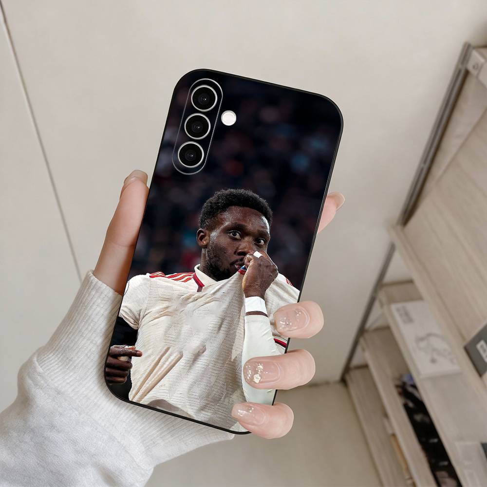 Чехол для телефона A-Alphonso Davies для Samsung Galaxy A73, A72, A71, A70, A53, A52, A51, Другие Мягкий черный чехол