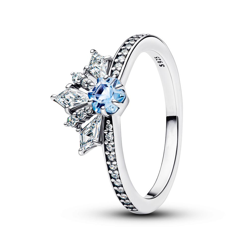 925 стерлинговое серебро Серия «Все принцессы» Тиара Тианы, Аладдин Жасмин, Кольцо-тиара Рапунцель Женское кольцо на палец для вечеринки