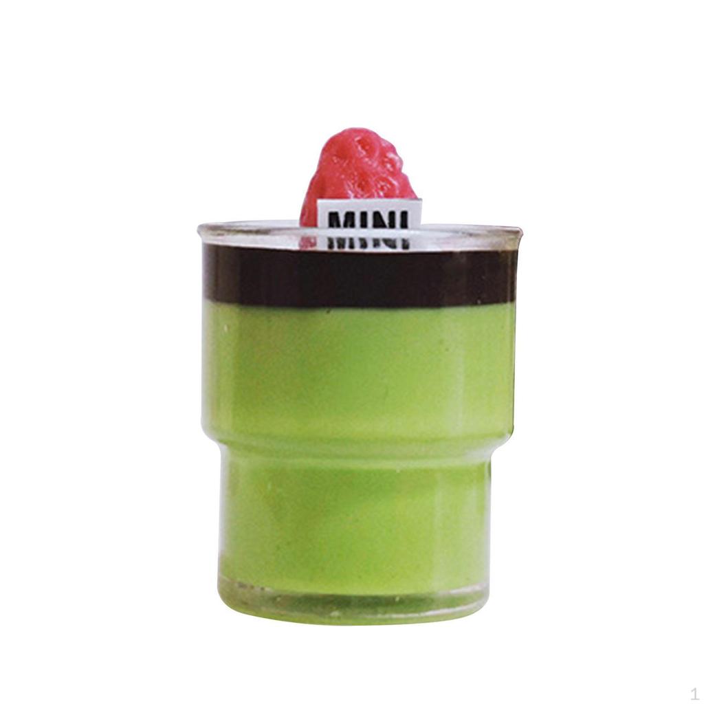 1/6 1/12 Кукольный домик Мусс Чашка Модель Десерт Украшение Игрушка Имитация Реалистичная Закуска DIY