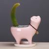 Cartoon Cat Flower Pot Vase Cute Cat Tailless Succulent Planting Pot Ceramic Flower Vase Flowerpot Home Decoration Accessories