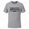 Футболка для мальчишника, графическая футболка Team Groom, смешная одежда для свадебного дня, рубашка шафера для команды жениха, футболка оверсайз