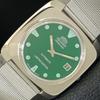 USED JAPAN VINTAGE ORIENT AUTOMATIC 46941 MENS GREEN COLOR DIAL WATCH A702228-5 R123-a702228
