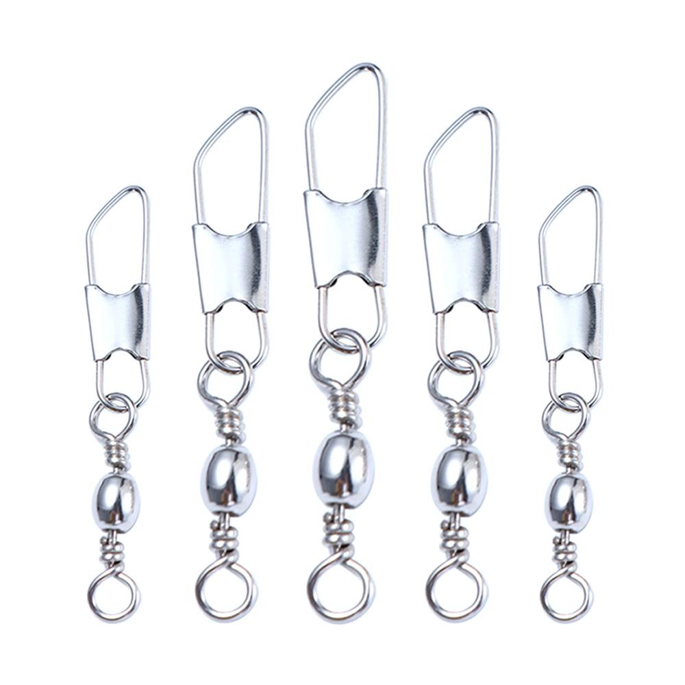 С защелкой Interlock Защелка Interlocking Solid Ring Fishing Connector Metal Connector Fishing Swivels