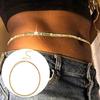 Women Waist Chain Workmanship Extension Double Chain Fine Adjustable Layer Rhinestones Belly Chain Body Accessories