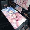 Gaming XXL kawaii Non-slip Desktop Carpet Hakui Koyori Hololive Anime Sexy Girl Laptop Keyboard Mat Office PC Rubber Accessories