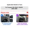 OSSURET Snapdragon 6115 Автомагнитола Autoradio для PEUGEOT 206 206SW 206CC 2001 - 2008 Carplay Android Auto Мультимедиа GPS 360 Камера Стерео