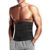 Men Waist Trainer Cincher Corset Back Support Sweat Sauna Trimmer Belt Tummy Control Body Shaper Workout Compression Belly Band Slimming Shapewear