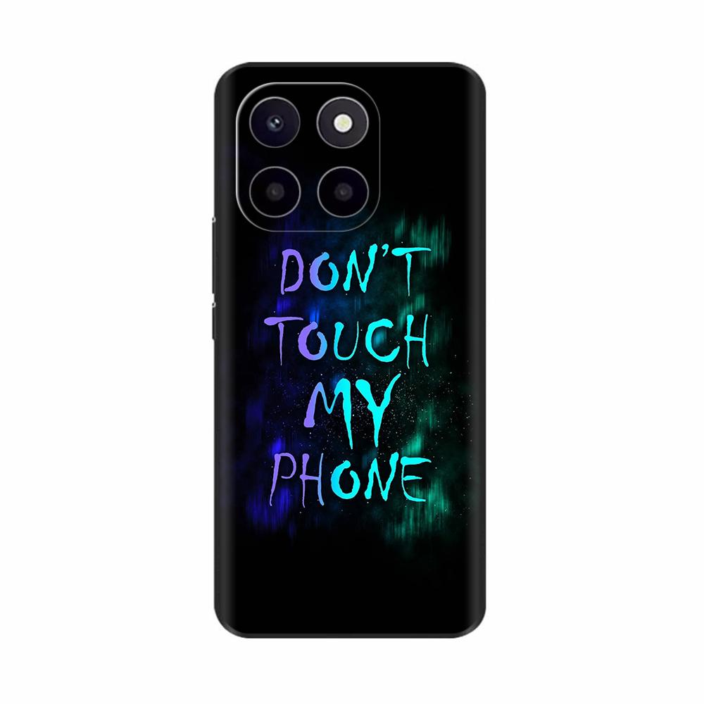 Чехол для Honor X6c Милый ТПУ Силиконовый Чехол для Телефона Для Honor X6c Задняя Крышка HonorX6c X 6C С Принтом Цветов Мягкий Силикон Coque Fundas