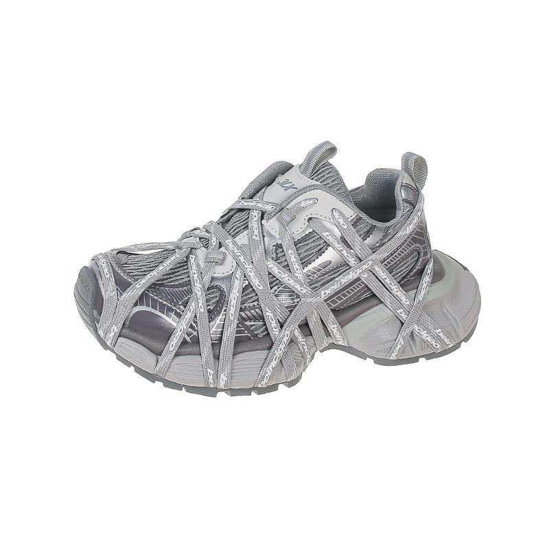 2025 новые парижские кроссовки для папы женские на платформе Человек-паук ретро увеличивающие рост старые подиумные спортивные и повседневные туфли женские