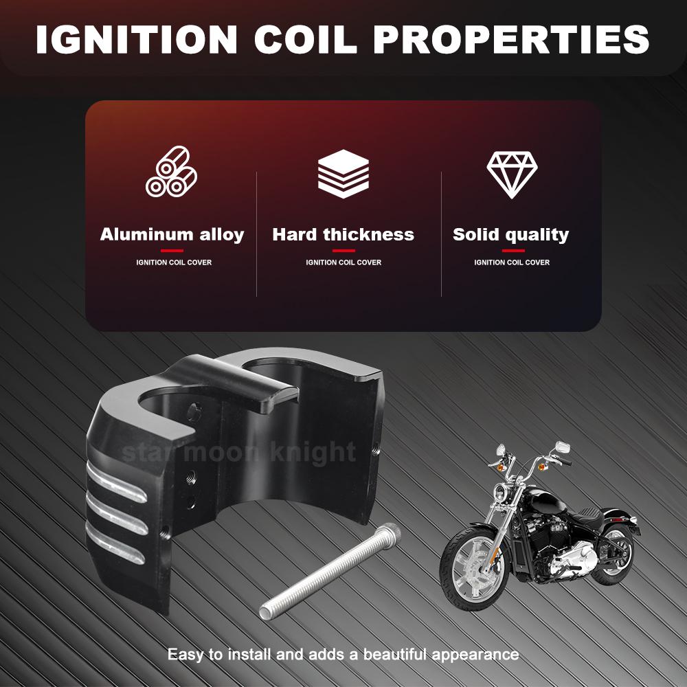For Softail Breakout Green Mirage Accessories Breakout 117 Aluminum Ignition Coil Guard