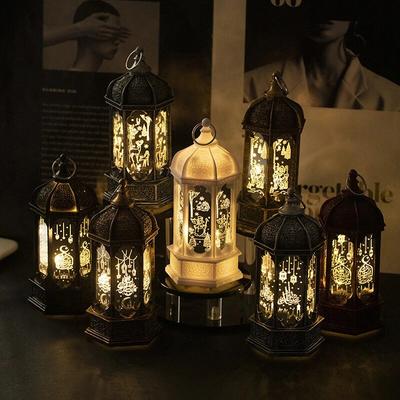Светодиодный фонарь Рамадан, лампа Ид Мубарак Мум, звезда, ветровые огни, украшения для дома, исламские мусульманские вечерние подарки
