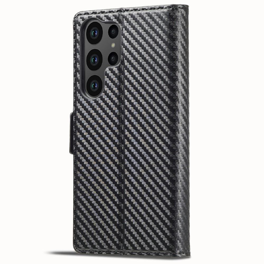 Чехол-книжка Samsung Galaxy S25 Ultra, Carbon LC.IMEEKE, Черный